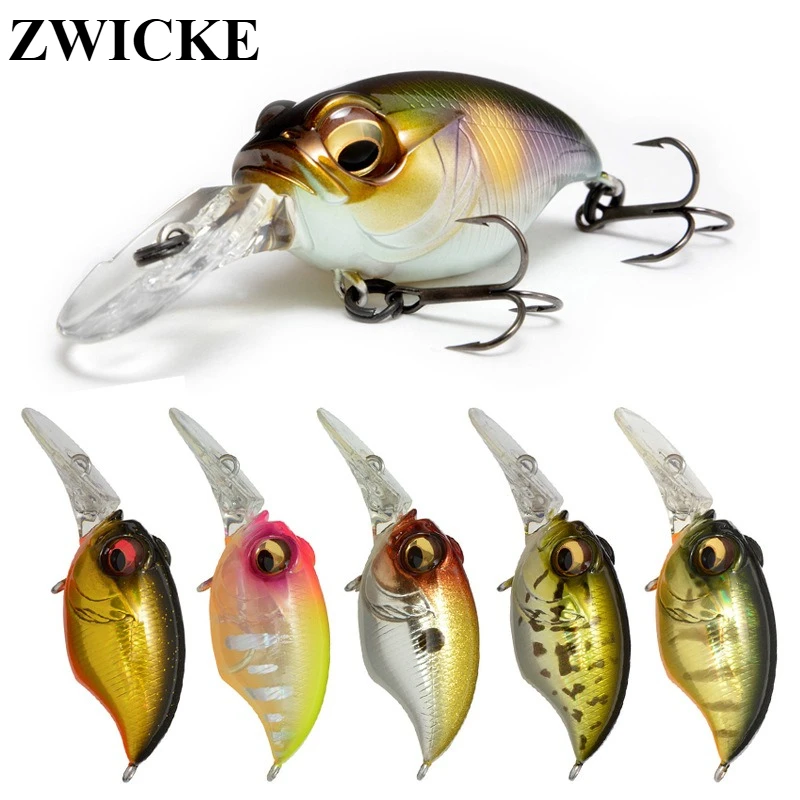 

35mm 6g Wobblers for Freshwater Sea Fishing Trolling Artificial Plastic Noise Wobblers Bass Fishing Lures 3D Imitation Fish Eyes