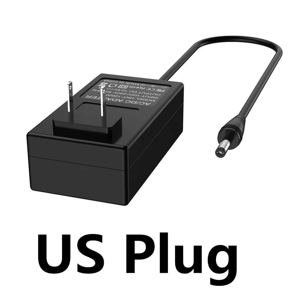 8.4V/16.8V/21V 12.6V 리튬 배터리 충전기, DC 5.5*2.1mm 18650 폴리머 EU/ US 플러그 리튬 이온 배터리 충전기 전원 어댑터