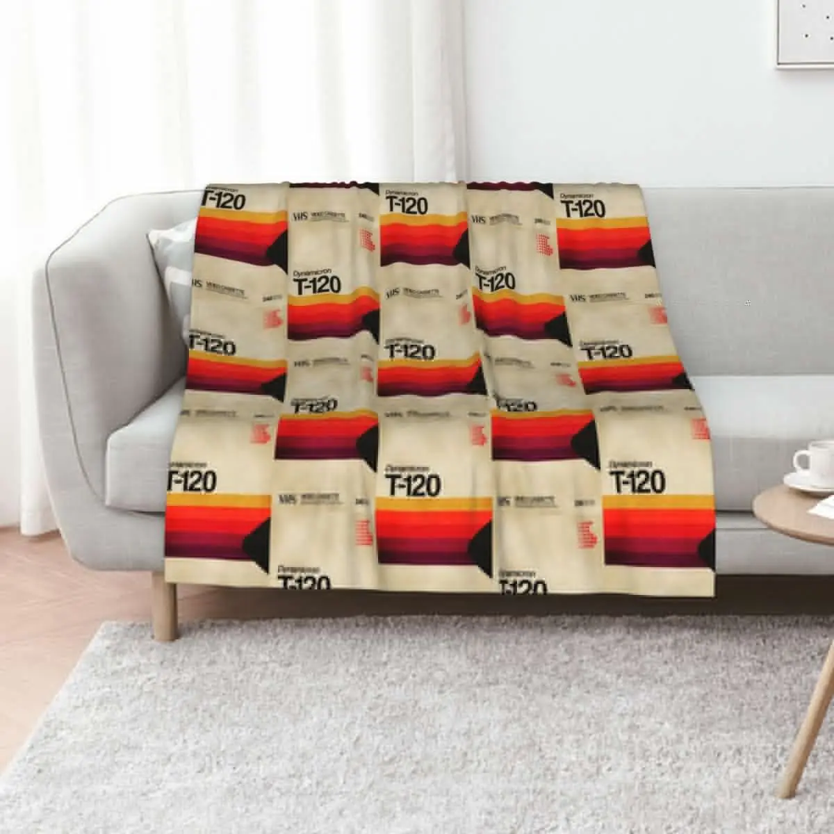 VHS Cassette 80s Throw Blanket Sleeping Bag funny gift Plaid on the sofa Baby Cute Plaid warm winter Blankets