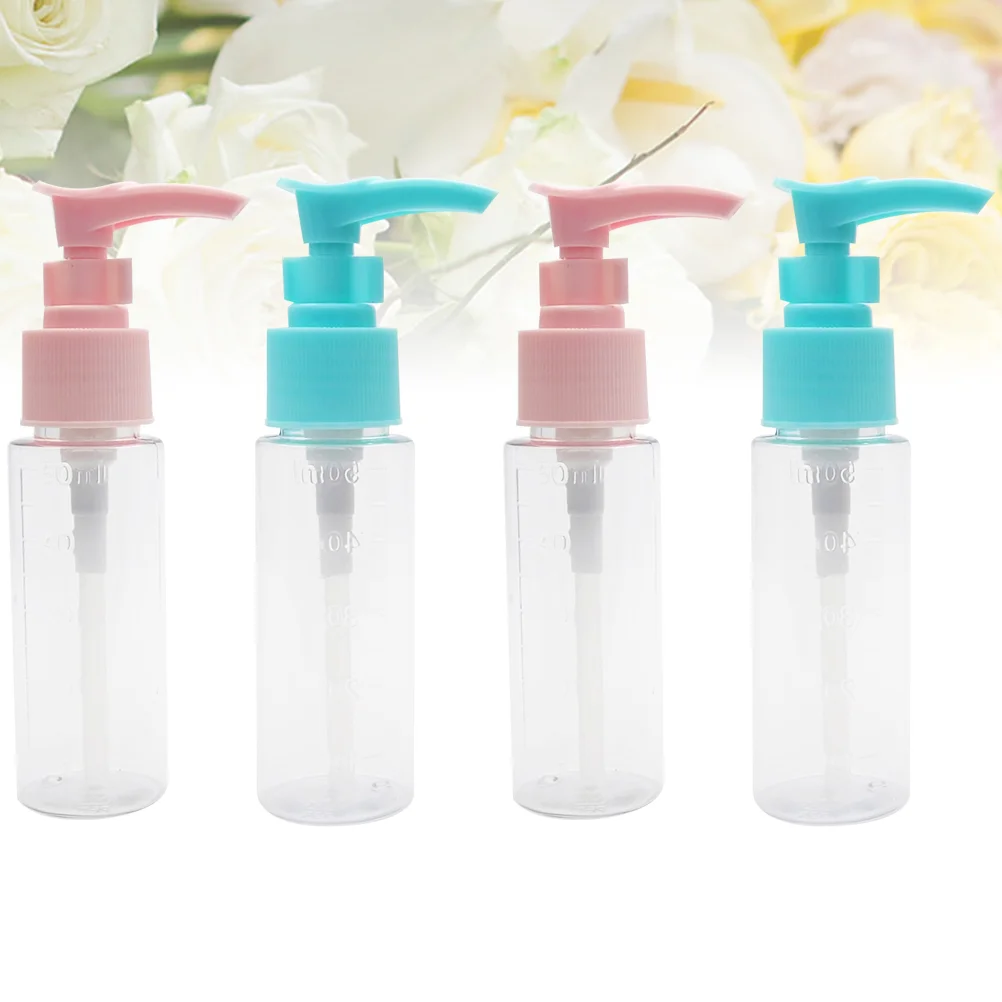 4 Pcs Bottle Sterilized Disinfectant Dispensers Press Pump Sub for Soap