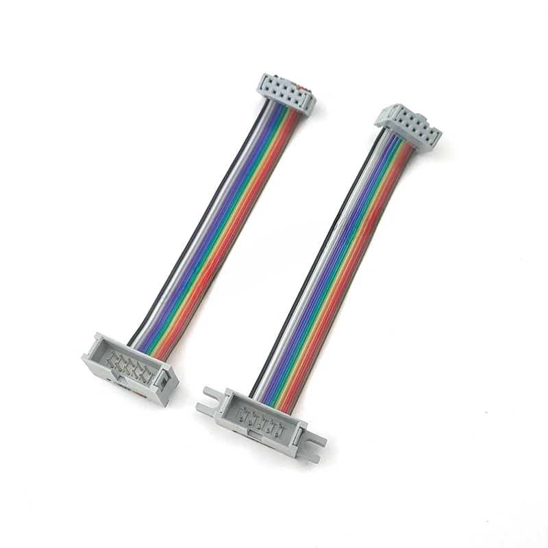 FC/DC3 2.54mm Pitch 3/10/16/20/26/30/34/40 Pin Flat Ribbon Male to Female IDE PATA Data Extension Cable