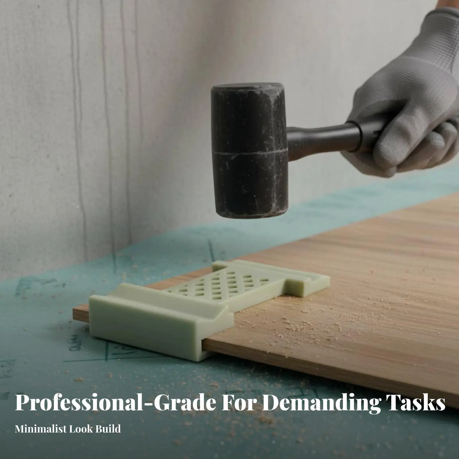 Multi Function Nylon Floor Installer Block for Hardwood Floors Scratch Proof Mallet Target Tool for Renovation