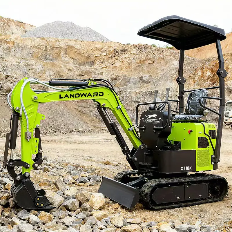 

LANDWARD Mini Bagger Excavator 1 Ton Exavators Customized Farm Excavadora CE EPA Euro 5 China Xt10k Mini Bagger Excavator 1000kg