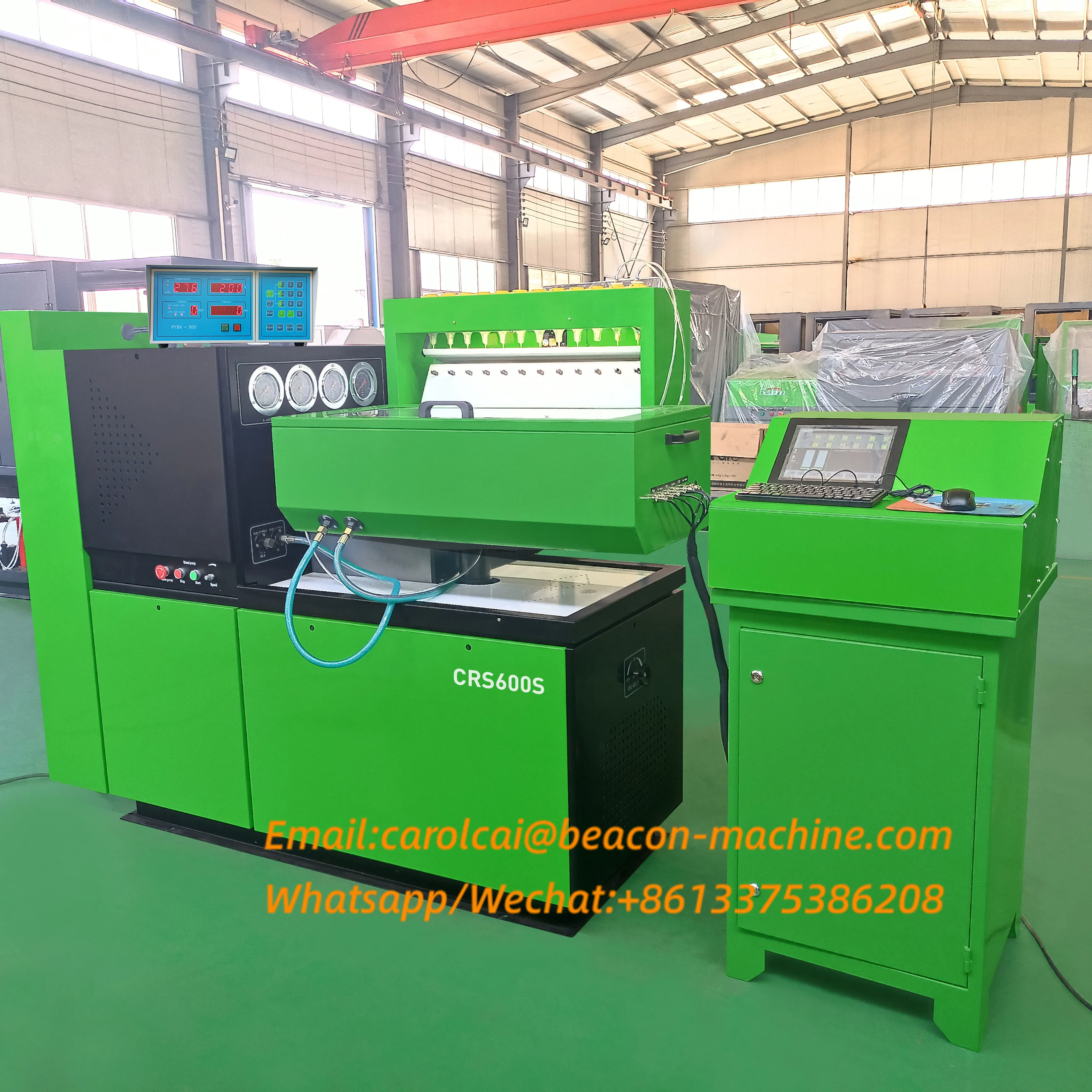 CRS600S Beacon Machine EURO II Mechanical diesel Injection Pump Testing Equipment with Common Rail test Box