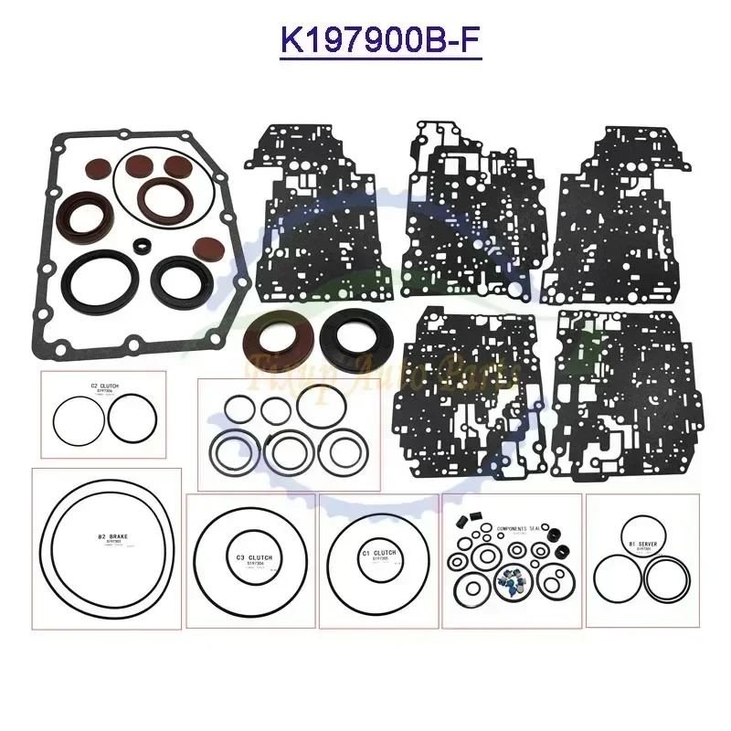 Kit de reparación de revisión de caja de cambios de junta de sellado de transmisión automática TF81SC para VOLVO CADILLAC FORD LINCOLN MAZDA TF80-SC