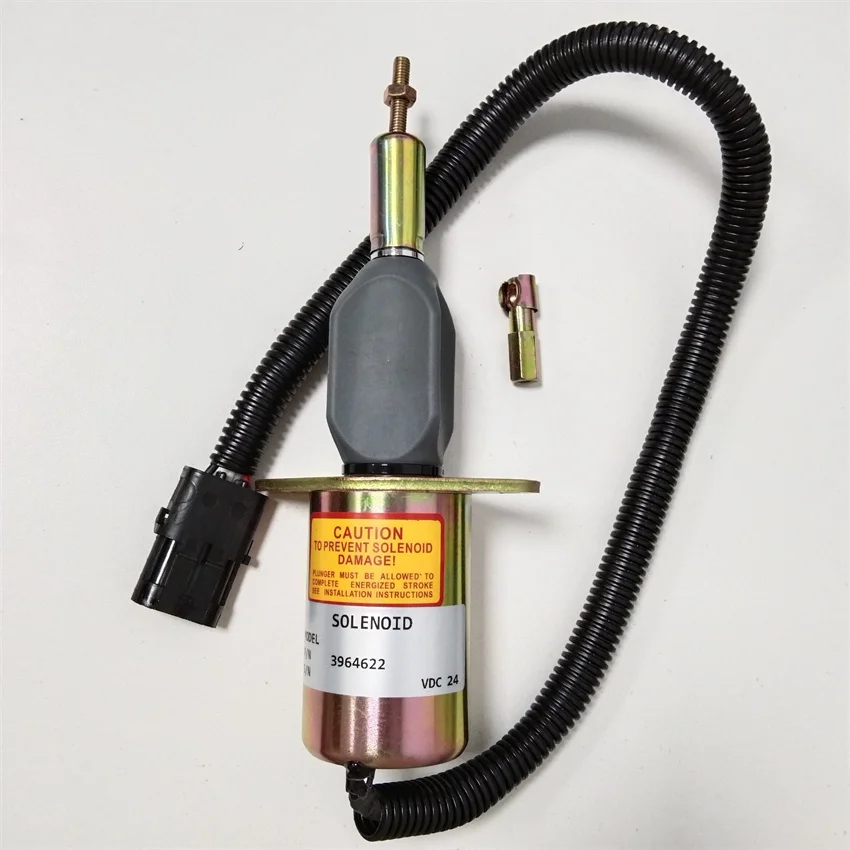 

Diesel Stop Solenoid 3964622 SA-5006-24 Fit for Cummins Shut Off Solenoid