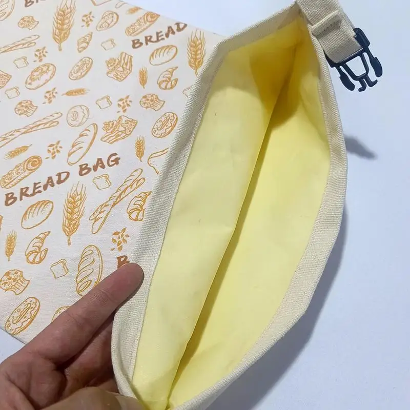 30x39cm Food Storage Bag Reusable Beeswax Bread Bag Keep Freshness For Days Loaf Container For Food Preservation Bakery
