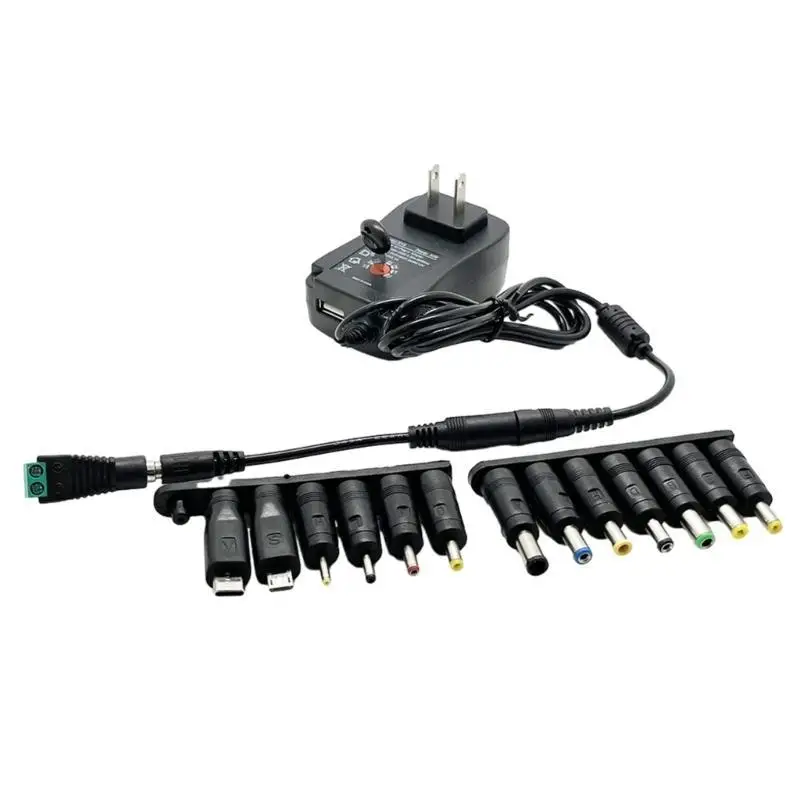 Y1UB Upgraded 30W Power Adapter and 14Tips for Electronics for Printers Game Consoles