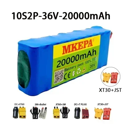 

10S2P 36V 20000mAh 42V Electric Scooter Battery Lithium Electric Scooter 1000W Electric Scooter Battery 10s2p 36V Battery