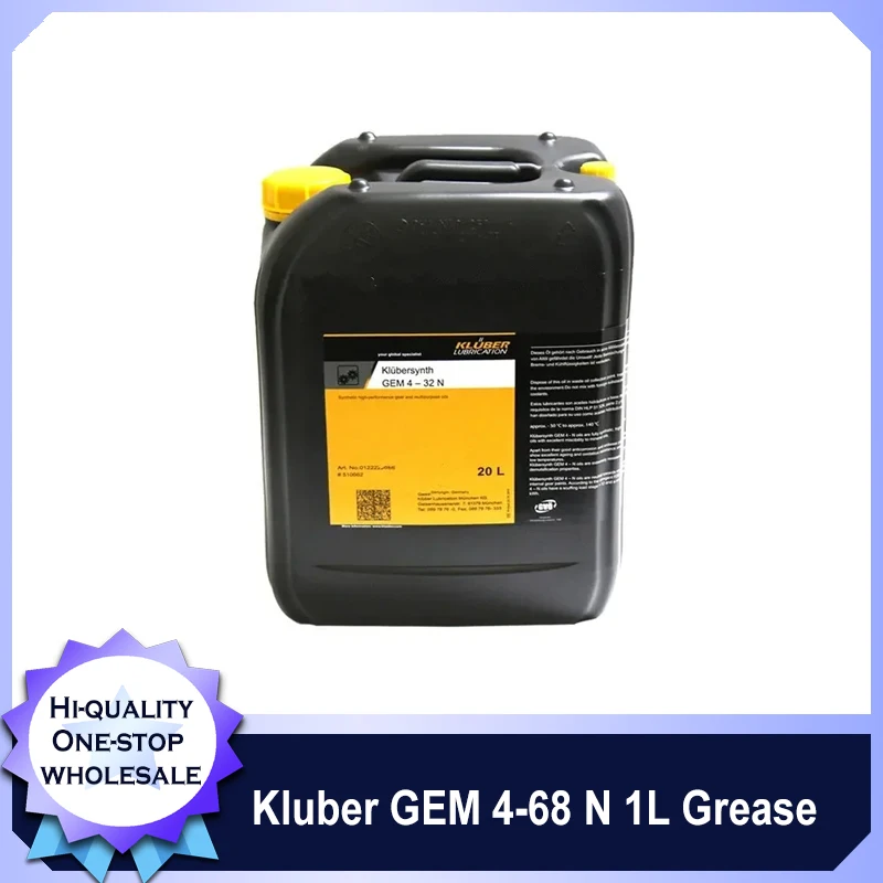 

Kluber Synth Lubricating Grease GEM 4-100 150 220 320 460 680 N Multipurpose Synthetic Gear Oil Original Product