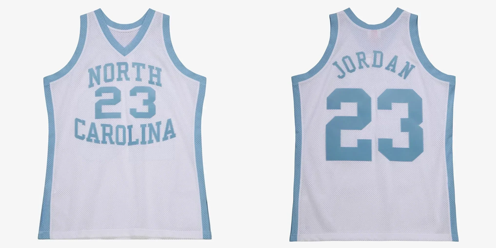 North Carolina #23 Jordan Retro Basketball Jersey Unisex Breathable Mesh Tank Top Casual Street Sports Vest