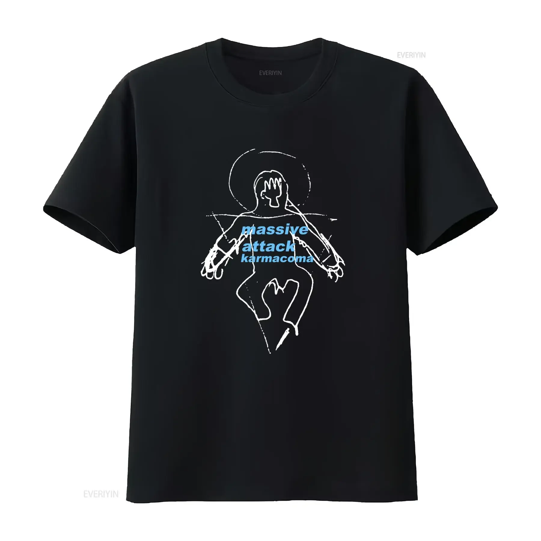Massive Attack Karmacoma Album T Shirt for Fans All Sizes S to 5XL Stylish and Comfortable vintage Washed Breathable fashion