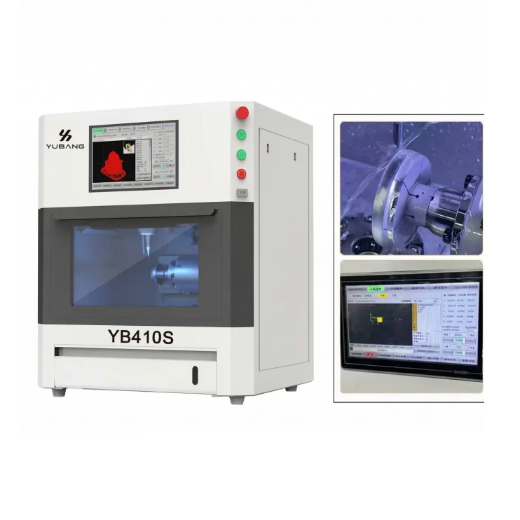 Desktop Mini CNC Jewelry Machine 0.01mm High Precision Multifunctional Servo Electric Spindle for Gold Silver Ring Engraving