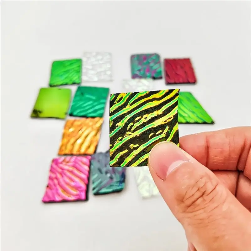 A15F-3 Bags /84G COE90 Dichroic Glass Scrap - Assorted Fusible Glass Fusing Microwave Kiln Glass For Jewelry Making, Crafts