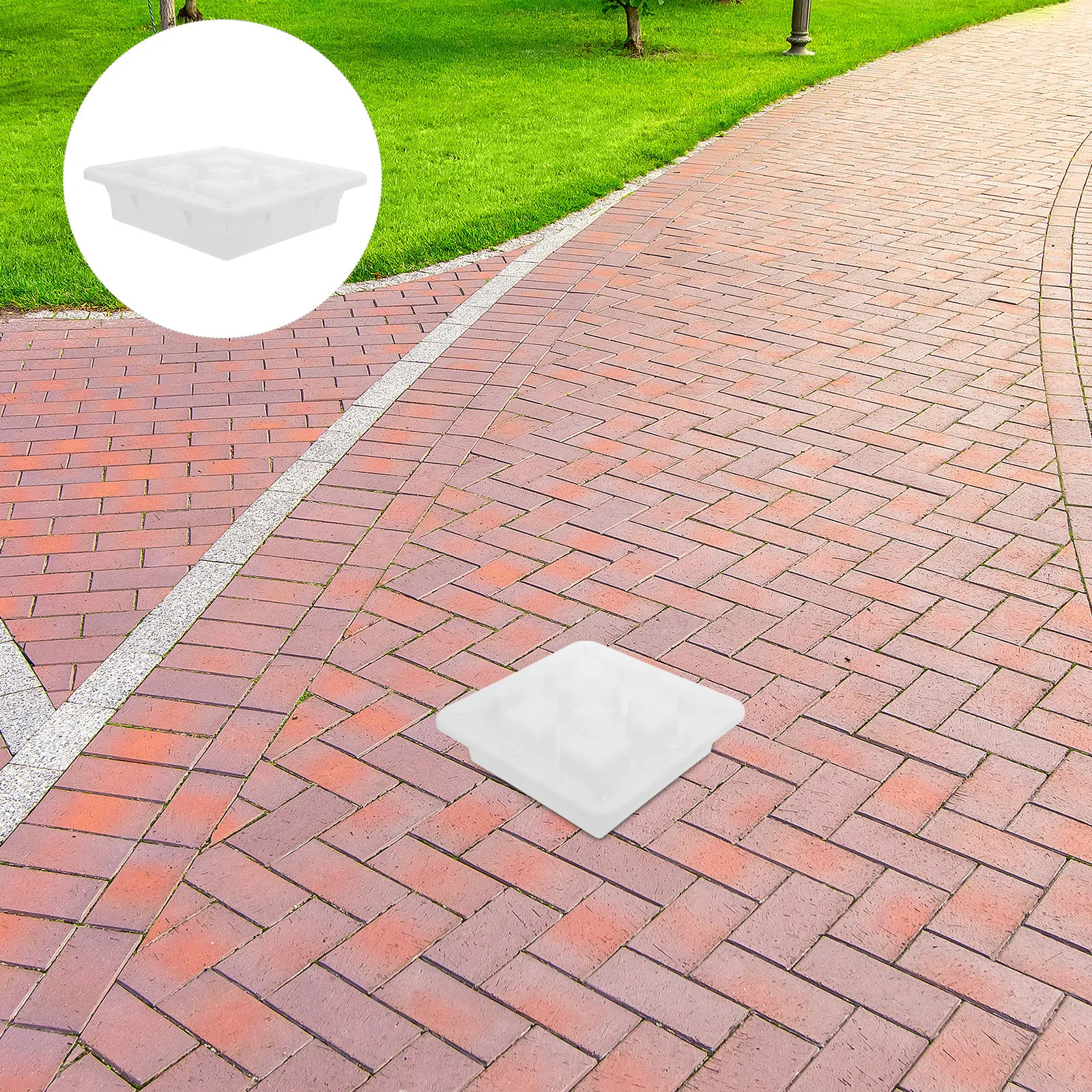 Concrete Hollow Brick Mold Plastic Reusable Cement Mold for Garden Borders Walls Flower Beds DIY Construction Projects