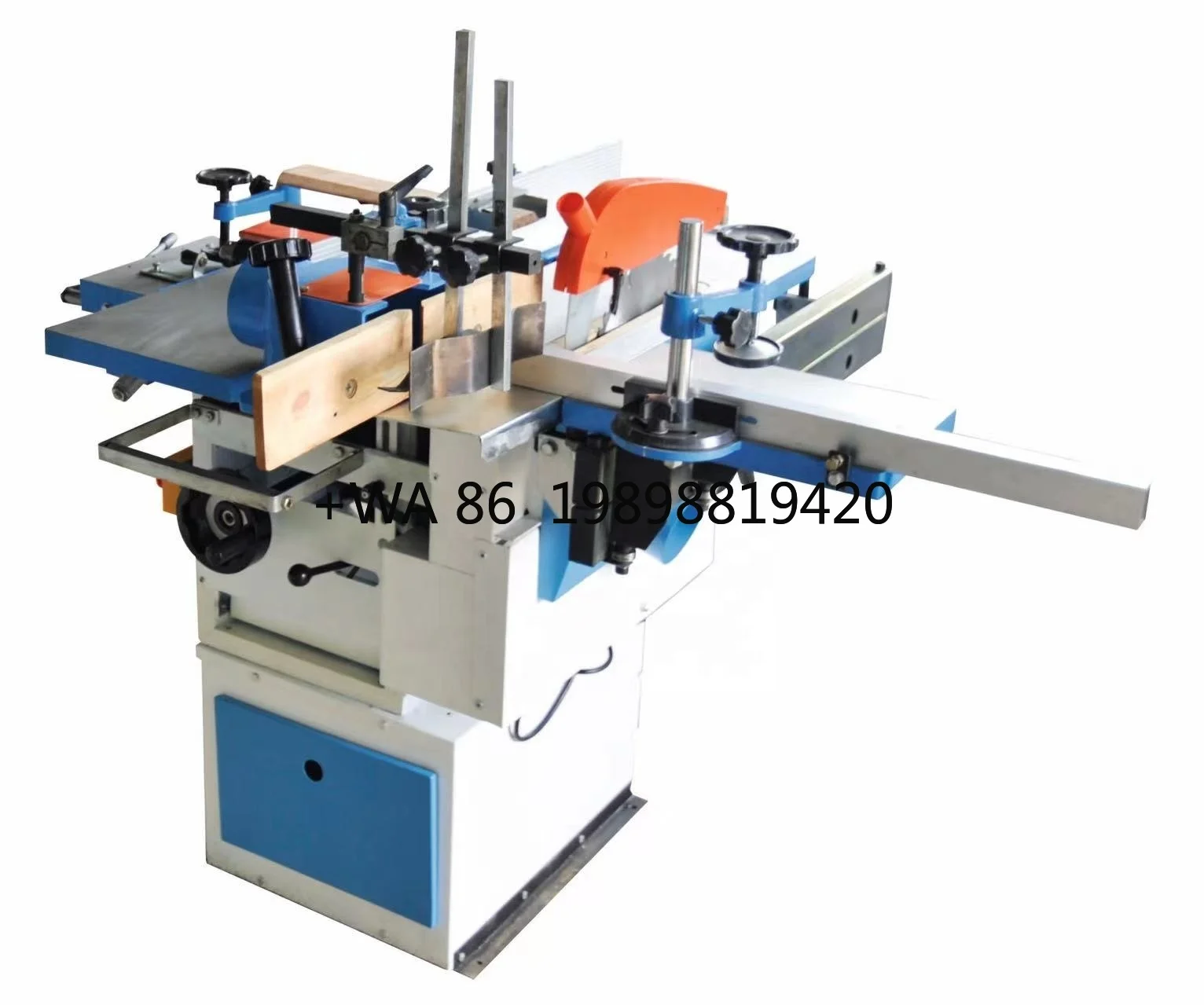 5 Functions Woodworking Wood Combined Universal Table Saw Mortiser Planer Moulder Tenoner Shaper Driller Machine
