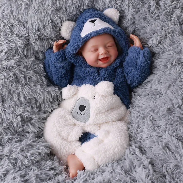 Claire 20 Inch Sleeping Reborn Baby Dolls Vinyl Head Cloth Body Infant Boy