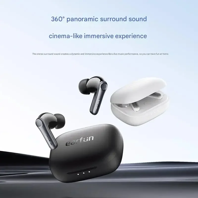 EarFun Air Pro4 سماعة بلوتوث HI-FI نشط الحد من الضوضاء IPX5 مقاوم للماء الحجاب الحاجز الديناميكي بيئة العمل ألعاب سماعات الأذن