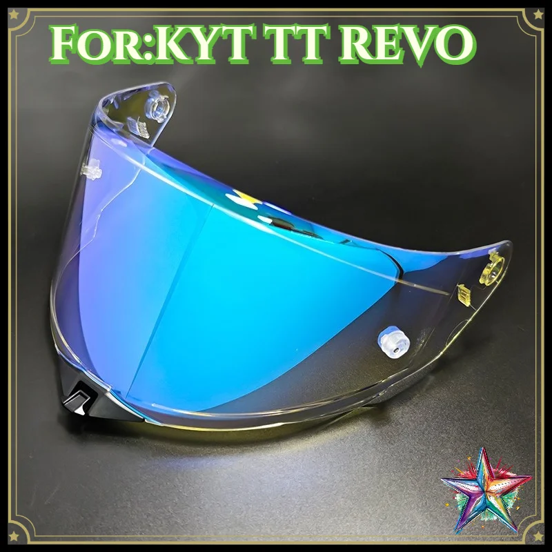 

Helmet Visor Lens For KYT TT REVO Electroplating UV Protection HD Night Vision Motorcycle Helmet Windshield Shield