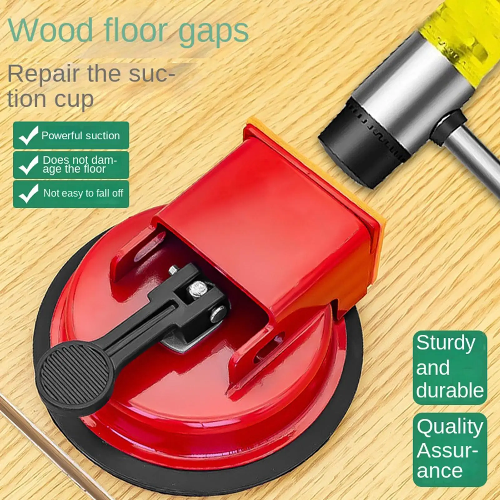 Flooring Suction Cup Tool Repair Puller Plank Grabber Floating Floor Tools for Hallway Bedroom Kitchen Renovation Home