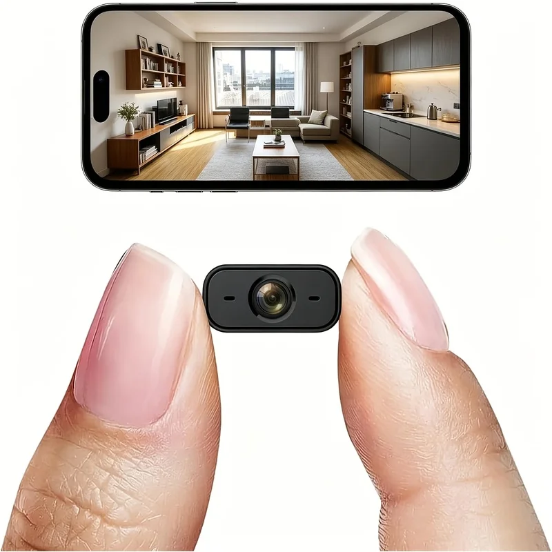 2026 Latest Mini WiFi Camera. Features Remote Live Viewing Via Mobile Phone, One-way Audio Reception, Motion Detection