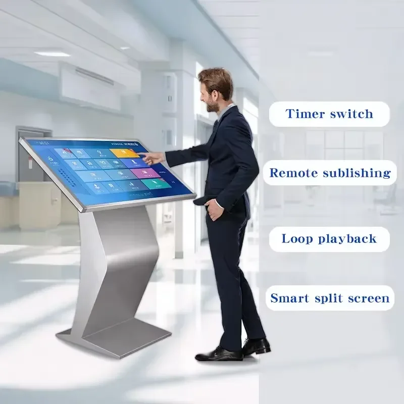 32 Inch Android Touch Screen Digital nage Interactive LCD Display Advertising Player Multimedia Query Kiosk For Store Mall
