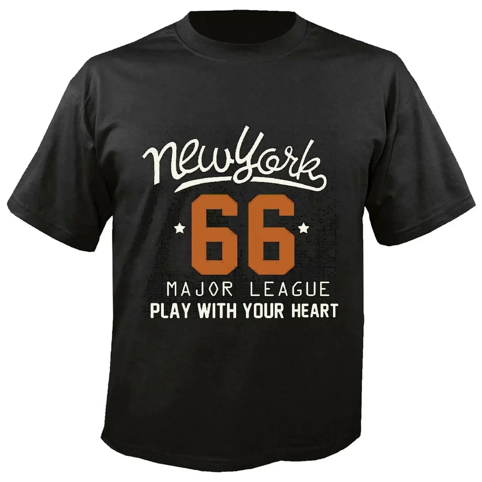 T Shirt MAJOR LEAGUE NEW YORK CITY AMERIKA CALIFORNIA USA ROUTE 66 BIKERSHIRT vintage Washed Unisex Breathable designer clothes