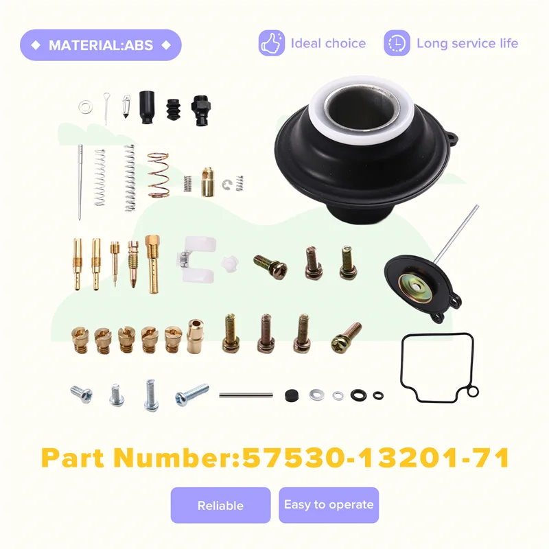 A20K-Carburateur Reparatieset Voor Honda Rebel 250/CMX 250/CA250 1985-2016 Enkele Carburateur Versie Met Plunger montage