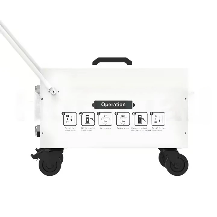 New American Standard 20/30KW Single Phase DC Electric Vehicle Portable Charging Station Portable DC EV Charger for Home