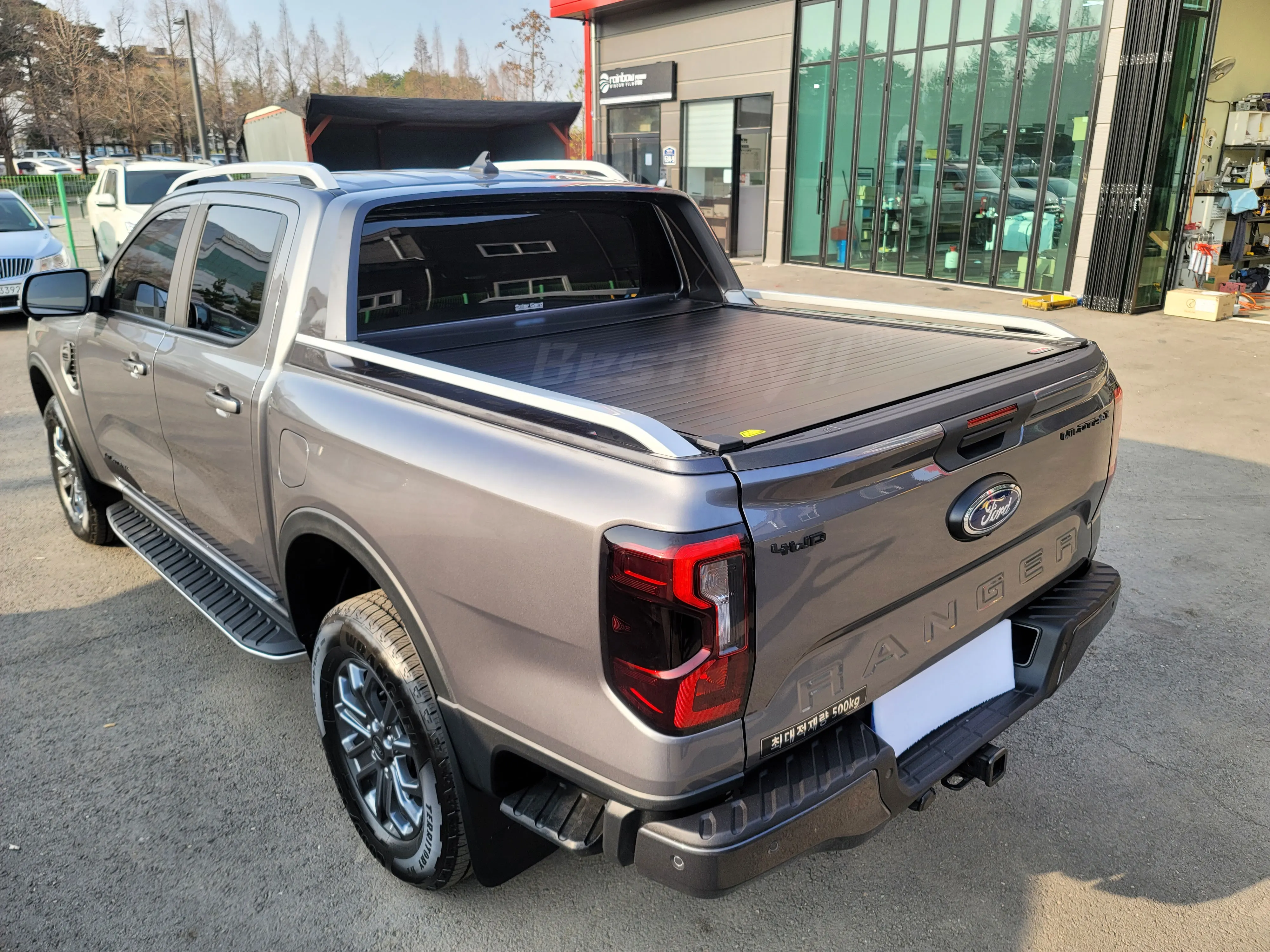 Automatic Roller Lid Shutter Retractable Pickup Truck Bed Electric Tonneau Cover for Ford Ranger Wildtrak 2022+E-F89