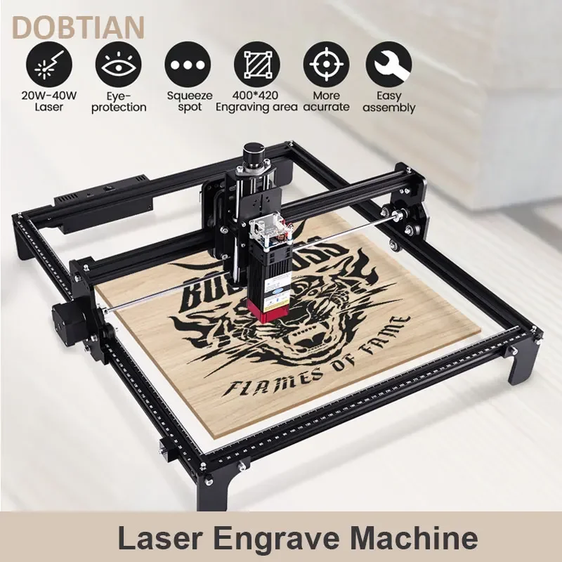 

DOBTIAN Offline Connection Laser Engraver Cutter For Beginner cnc 20W 40W DIY Woodworking Laser Engraving Cutting Machine