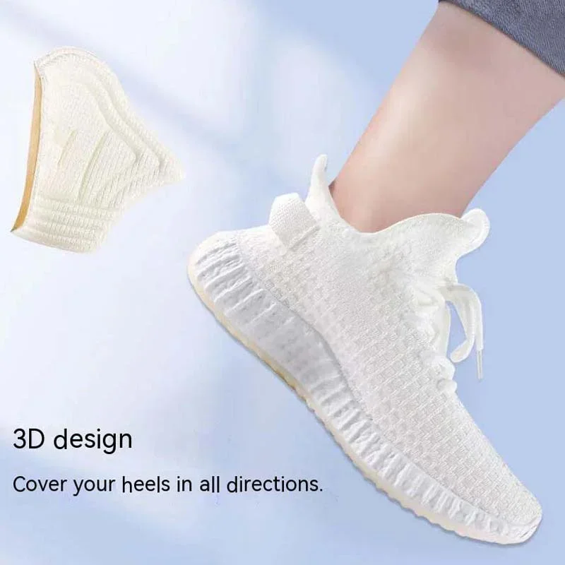 운동화 용 발 뒤꿈치 보호대 신발 크기 감속기 스포츠 신발 삽입 쿠션 통증 완화 Antiwear 발 패드 자체 접착 스티커