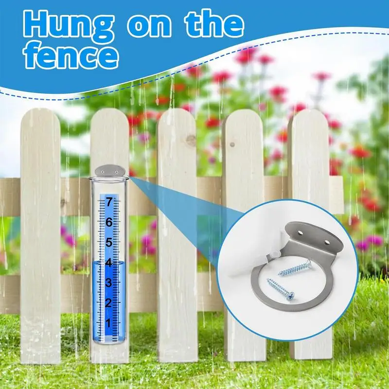 

Water Gauge For Rain Freeze Proof Water Rain Meter Transparent Accurate Measuring Tool With Large Clear Numbers For Lawn