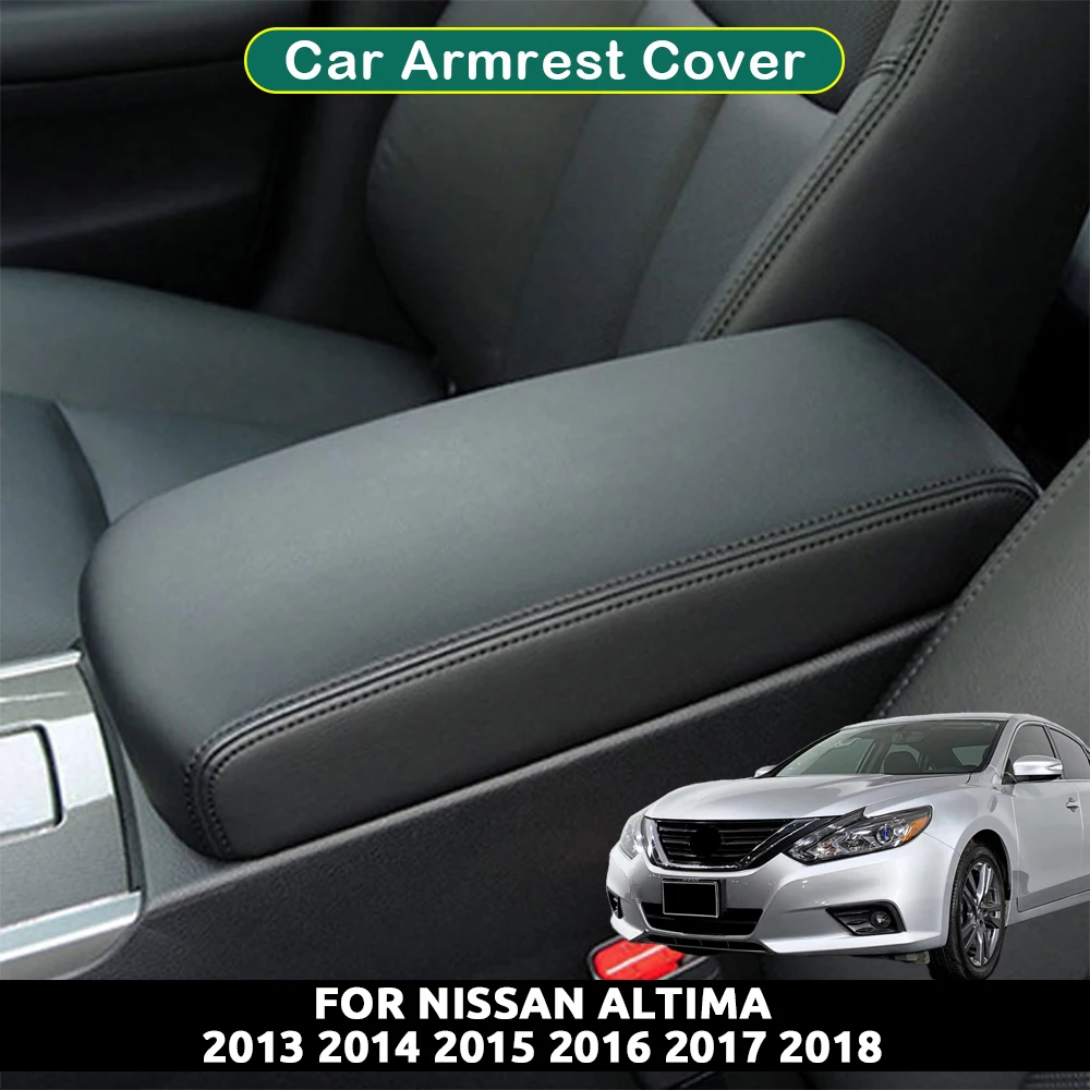 

Индивидуальный чехол на подлокотник автомобиля из микрофибры для Nissan Altima 2013 2014 2015 2016 2017 2018, защитный чехол для центральной консоли