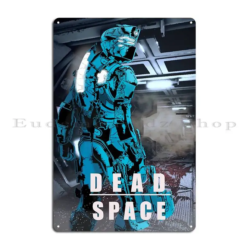 Issac Clark Dead Space Metal Plaque Poster Customized Vintage Wall Club Decoration Tin Sign Poster