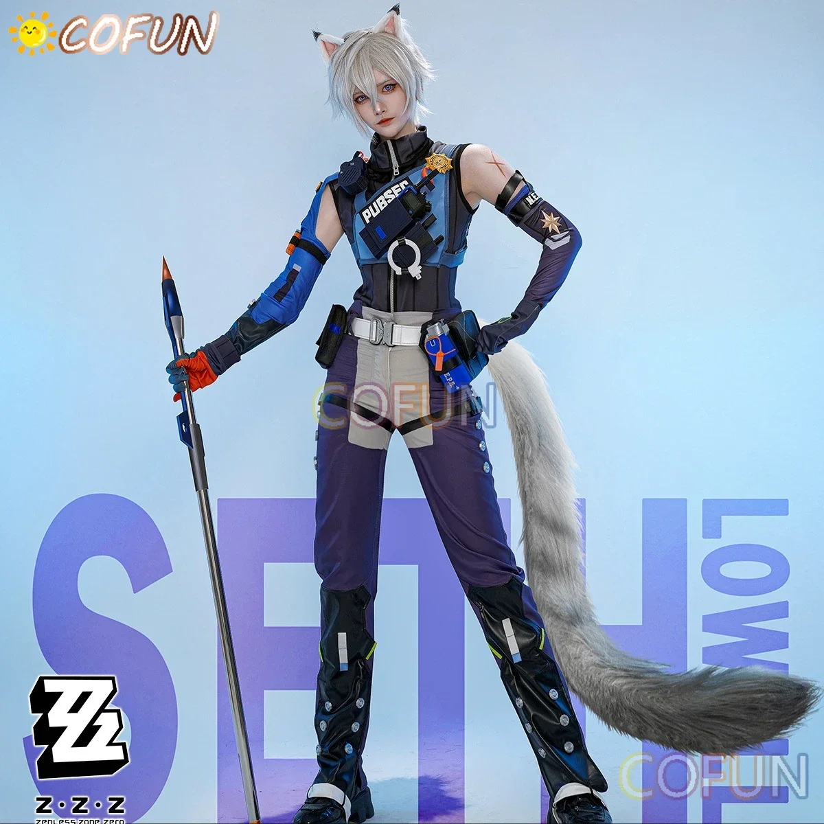 COFUN Zenless Zone Zero Seth Lowell Cosplay Costume Cos Game Anime Party Uniform Hallowen Play Role Clothes Clothing