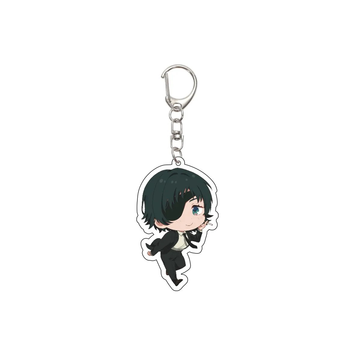 55MM Anime Chainsaw Man Keychain  Denji/Pochita/Makima/Power  Key Chain Acrylic Model Plate Christmas Gifts image 2