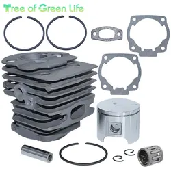Nikasil Plated Cylinder Piston Bearing Kit For Husqvarna 51 55 For Rancher (46mm) Gardening Tools And Equipment
