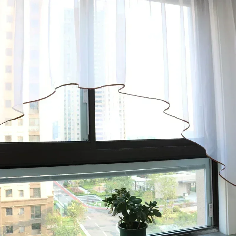 Window Curtain Tape with Rod-pocket, Simple Valance Design, Valance Design, Living Room, Kitchen