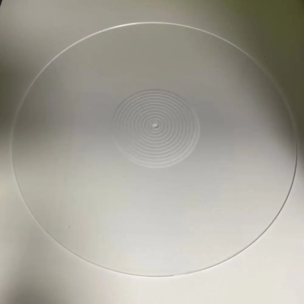Antistatische Acryl-Plattenspielermatte 12 Zoll Rutschfeste Plattenspieler-Slipmat Langlebige Geräuscharme Schallplattenmatte Vinyl-Schallplatte – Detail 3
