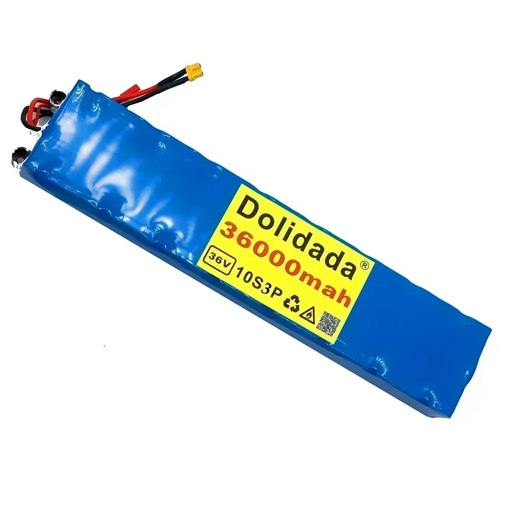 

Высокопроизводительная литиевая батарея -10S3P 36 В 36000 мАч 18650 M365, отличная производительность