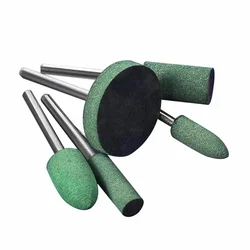 5Pcs/Set 3mm Shank Rubber Grinding Head For Finish Polish Die Grinder Rotary Polishing Tools Rubber Grinding Heads Tools