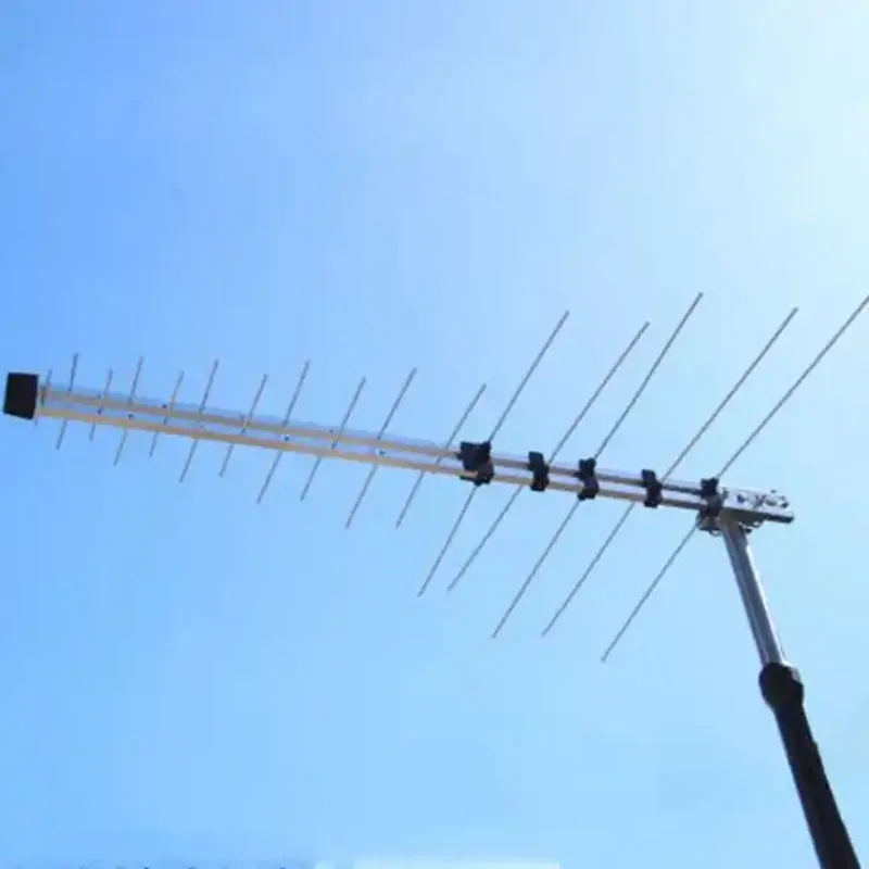 32E Yagi Antenna - High-Gain Directional Outdoor Communication Antenna High Efficiency Low Loss for Terrestrial Communication