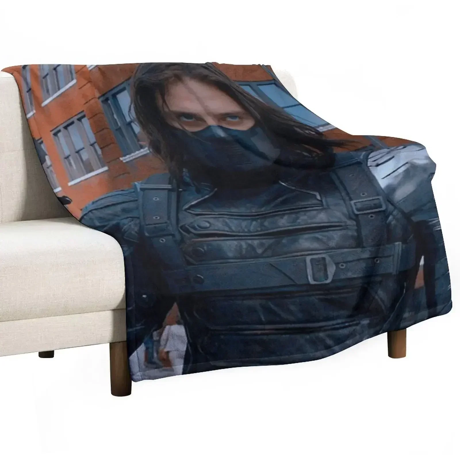 

Hot Winter Soldier Throw Blanket Beautifuls Plaid on the sofa Comforter Bed covers Blankets