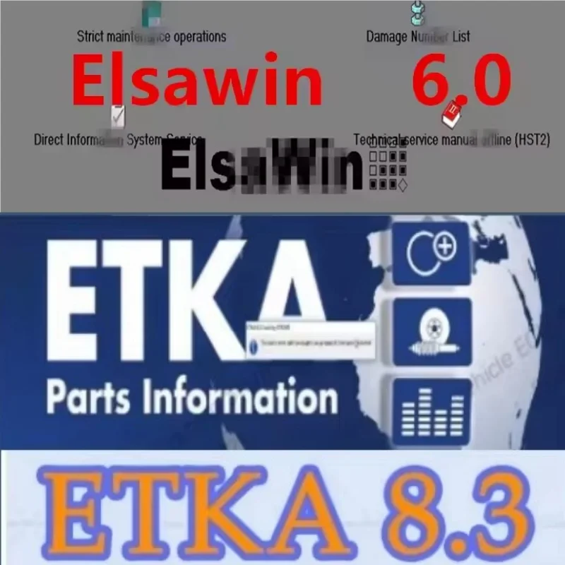 

ElsaWin 6.0 Software Latest Version for V-W For A-udi For Sk-oda For S-eat auto repair software Elsa Win 6.0 Wiring diagra
