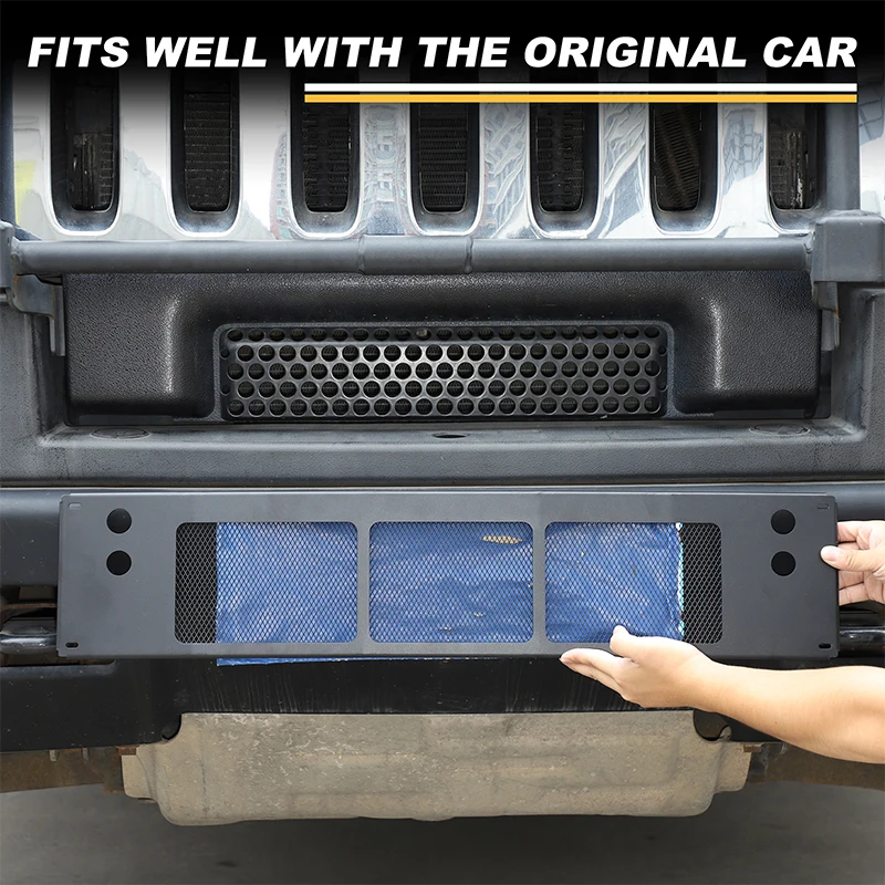 

For Hummer H2 2003-2009 Carbon Steel Front Grille Insect-Proof Air Inlet Filter Net Protection Grill Replacement Accessories