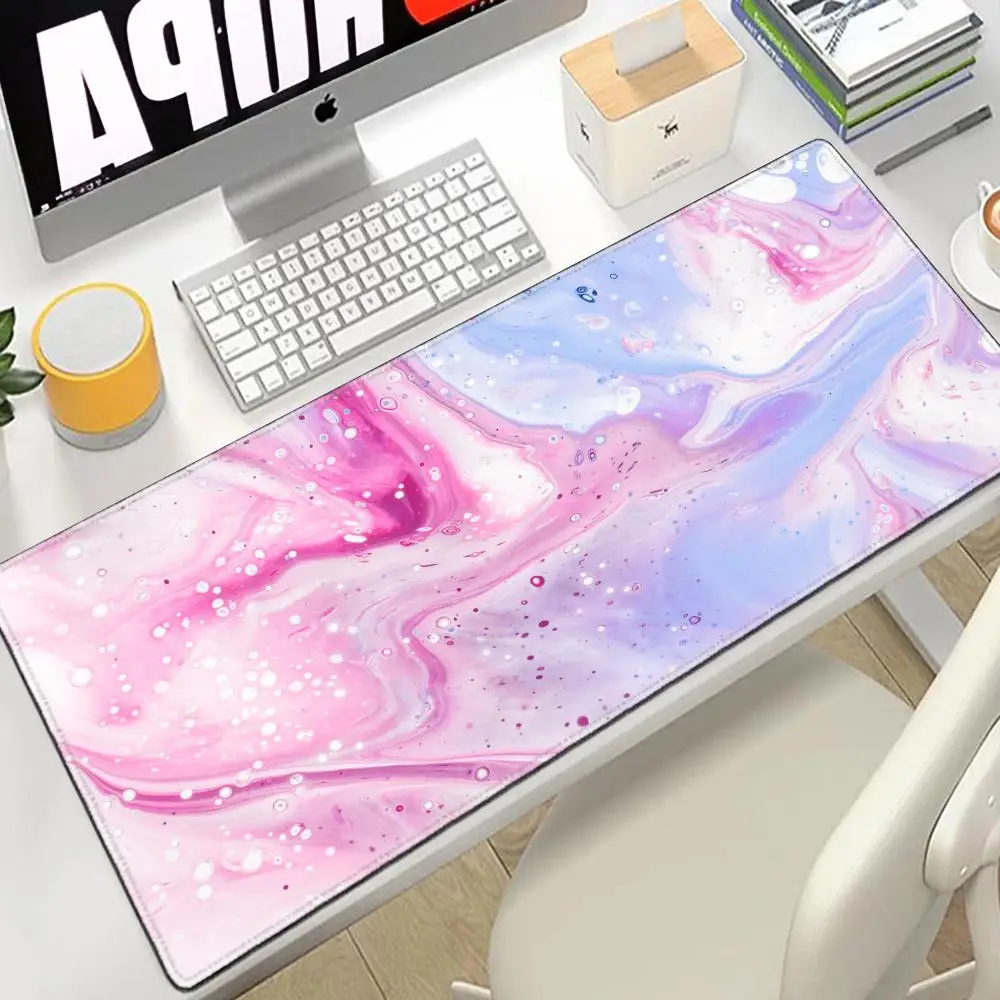 

Gaming Mousepad Colorful Art Texture Notebook Keyboard Pad XXL Size Non-slip Wear-resistant for Desk Mat Laptop Desk Office