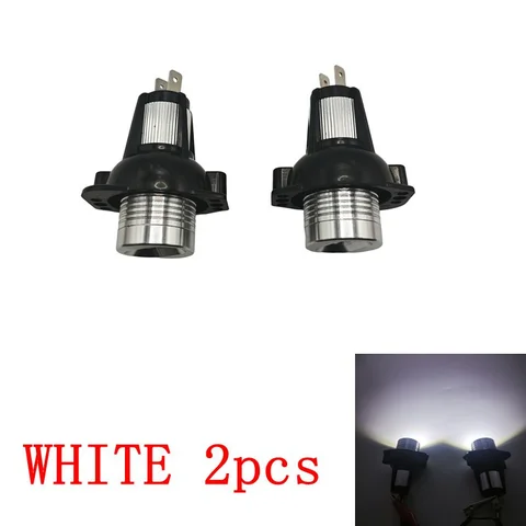 Для BMW E90 E91 3 серии 325i 328i 335i 2005-2008 2x светодиодные лампы Canbus 18W Angel Eyes (маркерные/габаритные) без ошибок, белые/желтые