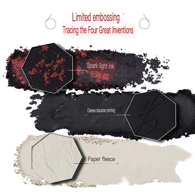 Four-color Eyeshadow Palette, Cordyceps Sinensis Matte Bright Pearlescent Chameleon