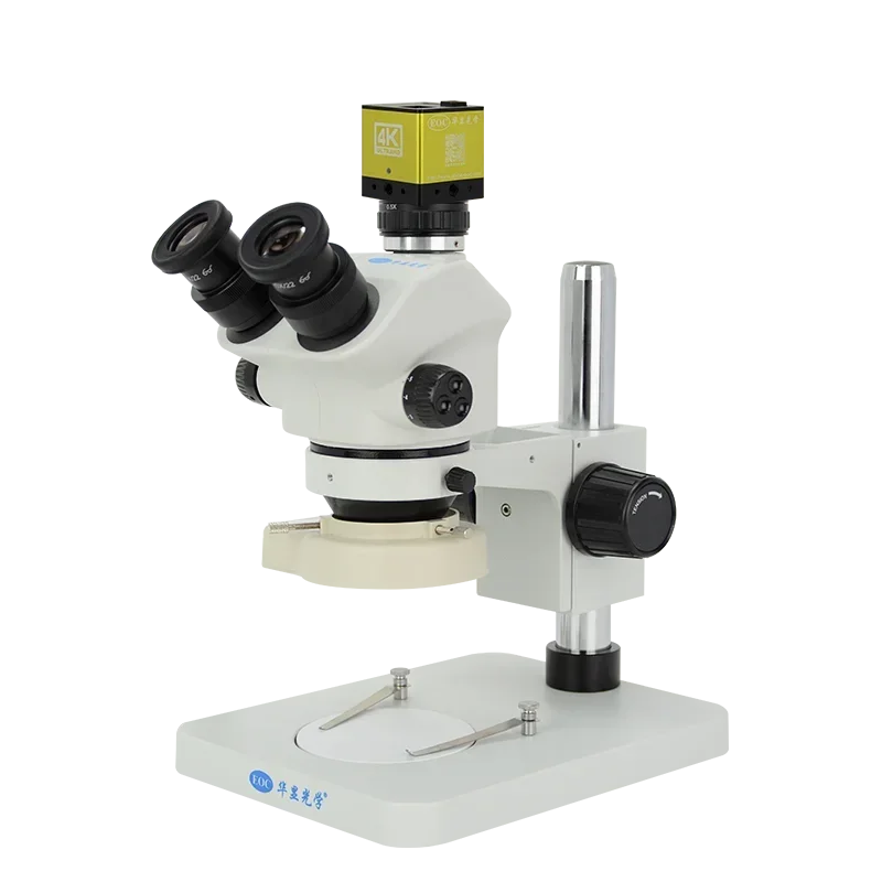 Trinocular Video Microscope for Biological Cells and Bacteria Observations Optical Machine Maintenance Binocular